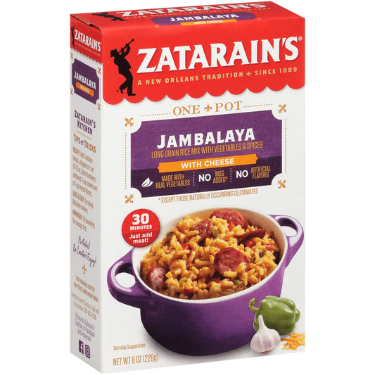 Zatarain's Jambalaya with Cheese, 8 oz