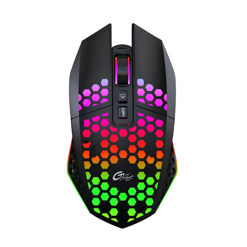 1pc Home Wireless Mouse Game Mouse Adjustable DPI Computer Mouse RGB Mouse