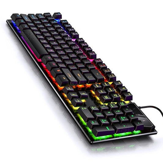 V4 Mechanical Touch Gaming Keyboard Wired Backlight USB Computer Accessories Gaming Keyboard