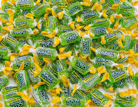 JOLLY RANCHER Hard Candy GREEN APPLE Original Flavor 2 lb - Bulk Bag, Individually Wrapped (148 Pieces)