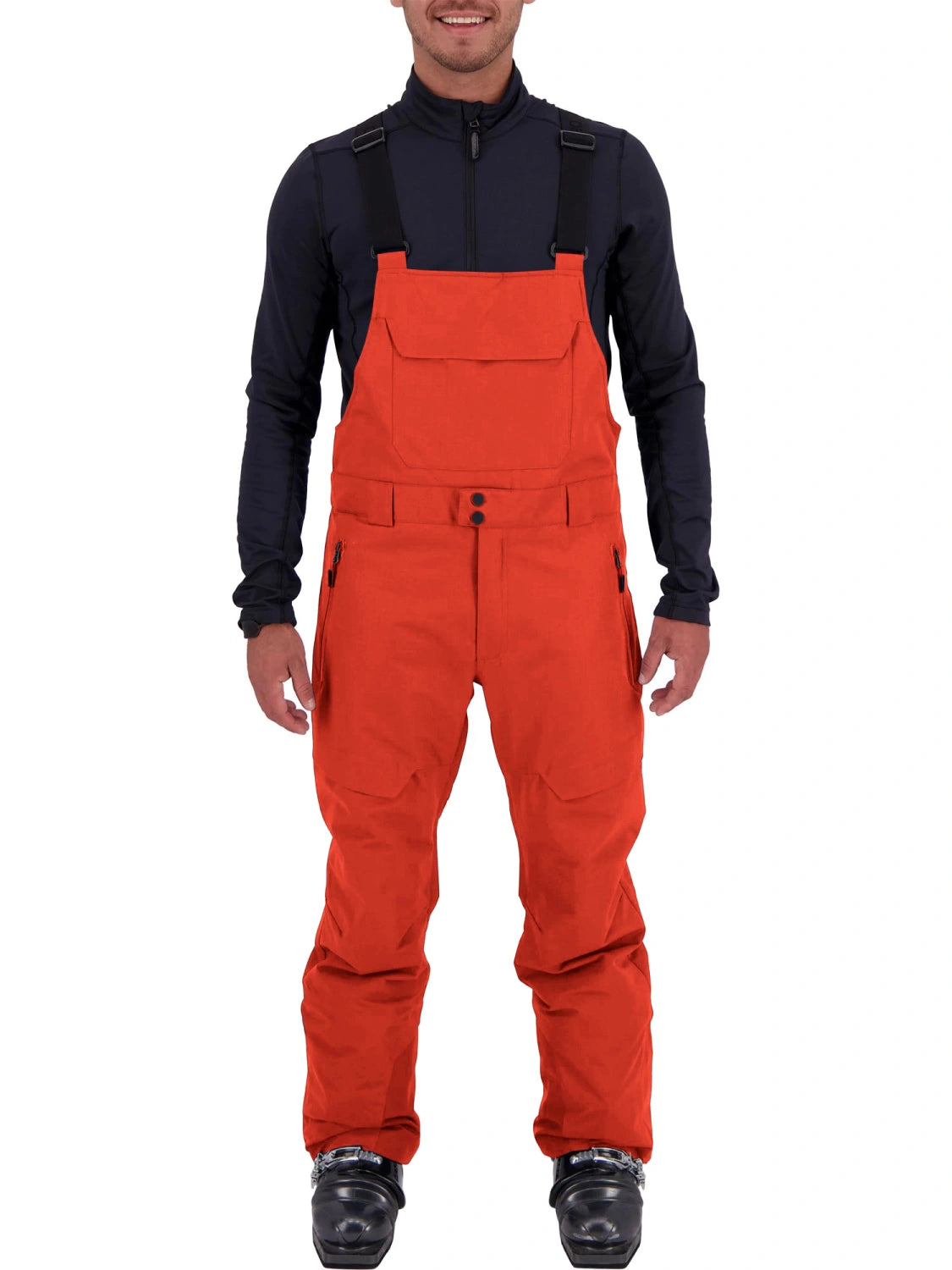 Esobo Men's Lightweight Snow Bibs Overalls Winter Waterproof Ski Bib Pants