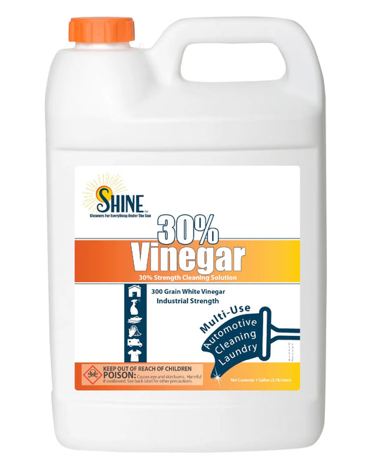 30% Concentrated Vinegar Gallon - Makes 6 Gallons of Finished Solution - For Home and Outdoor Use - Concentrated All Purpose Vinegar